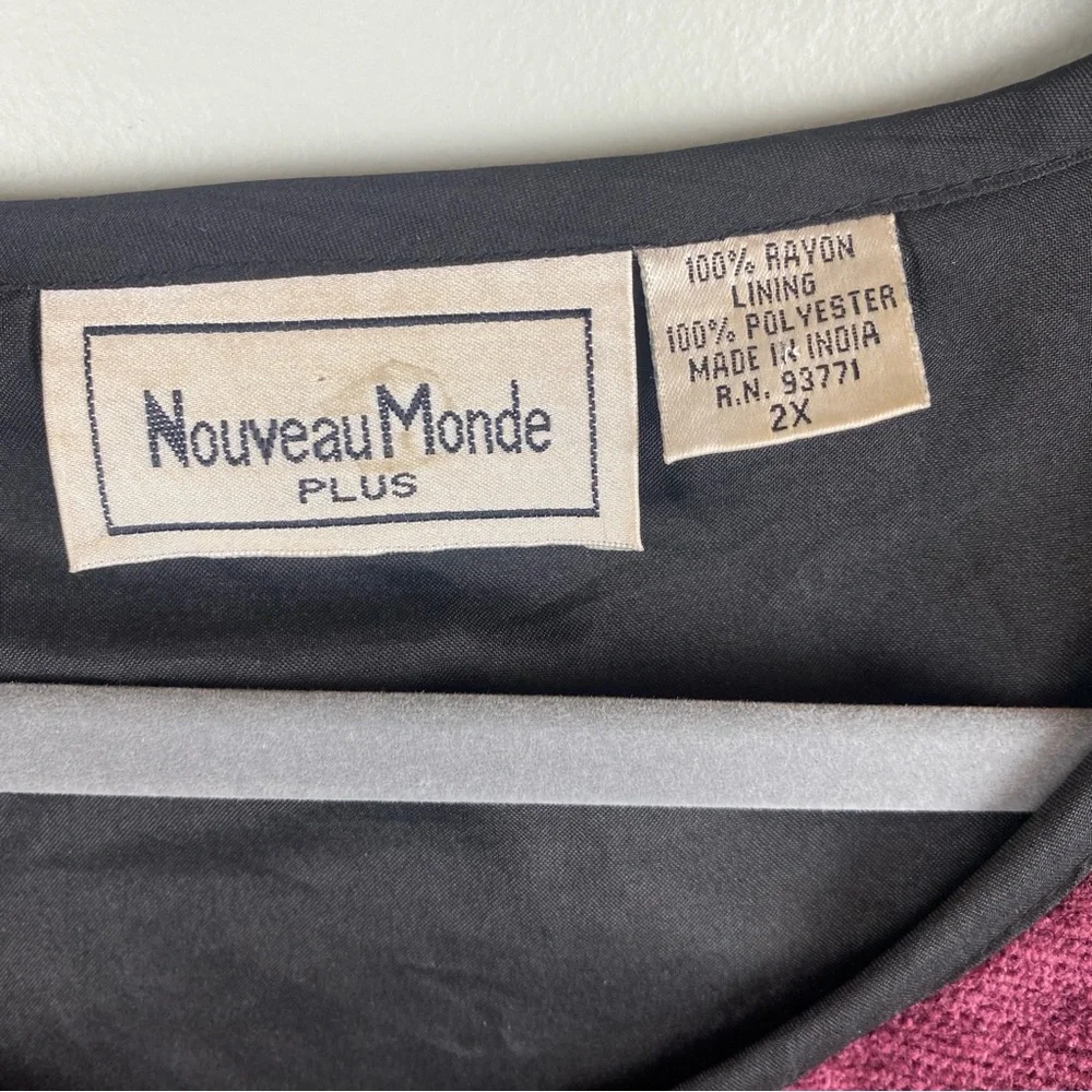 Vintage Nouveau Monde Horse Western Boho Patchwork boho Jacket size 2X